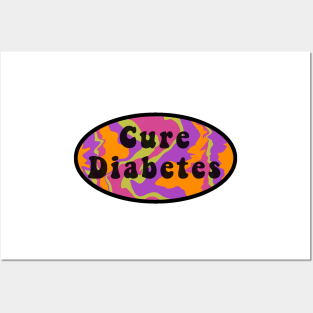 Retro Cure Diabetes Posters and Art